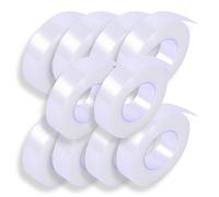 P-Beauty Nastro medicale per l'estensione delle ciglia, ipoallergenico Micropore 3M, trasparente, traspirante, 1,25 cm x 9,14 m, 1-10 pezzi, 10 pezzi.