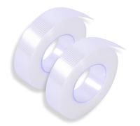 P-Beauty Nastro medicale per l'estensione delle ciglia, ipoallergenico Micropore 3M, trasparente, traspirante, 1,25 cm x 9,14 m, 1-10 pezzi, 2 pezzi.