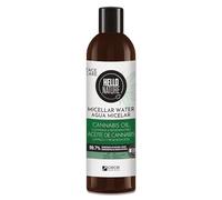 P-Beauty Natural Cosmetics 1 detergente per il viso con acqua micellare, 300 ml, detergente delicato per il viso con olio di semi di canapa, rimuove il trucco e le impurità, ingredienti naturali al