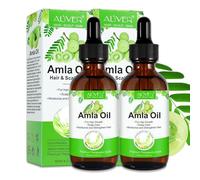 P-Beauty Olio Amla | Olio per capelli per la crescita intensiva dei capelli | contro forforfora e perdita di capelli | spremuto a freddo, biologico e vegano | vitamina C | aminoacido | 2 x 60 ml
