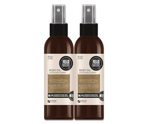 P-Beauty olio naturale per la pelle con olio di cocco biologico, vitamina E e olio di mandorle per una pelle morbida e vellutata, idratante, per la pelle secca, olio per il corpo vegano, cura del