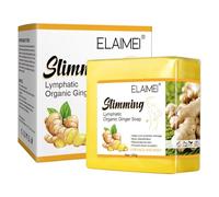 P-Beauty - Sapone allo zenzero con acido cojico, 1 x 100 g, sapone naturale con acido cojico, estratto di zenzero, olio d'oliva e burro di karitè, sapone allo zenzero per viso e corpo con ingredienti