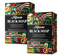P-Beauty Sapone nero africano naturale per la cura della pelle 2x100 p