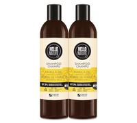 P-Beauty, shampoo cosmetico naturale con olio di marula, per capelli secchi e danneggiati, lucentezza e morbidezza, cura dei capelli con vitamina C, vitamina E e acidi grassi omega (2 x 300 ml)