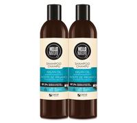 P-Beauty, shampoo naturale all'olio di argan, per la cura dei capelli vegani per uomo e donna, shampoo contro capelli secchi e danneggiati, pulizia delicata, rigenerazione e lucentezza (2 x 300 ml)