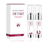 P-Beauty Step 1 & 2 Lifting per ciglia e sollevamento sopracciglia, ricarica con estratto vegetale - Lash Lift, onda ciglia, Brow Lifting - Lozioni per laminazione ciglia e sopracciglia - Applicazione