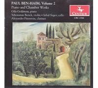 P. Ben-Haim - Pno & Chbr Works, Vol. 2