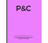 P&C Composition Notebook College Ruled: Funny Sarcastic Introvert Quote | Gift for the Coworker, Friend, Family | 7.5x9.25,110 Lined Pages | Trendy Journal for School, College, Office, Work