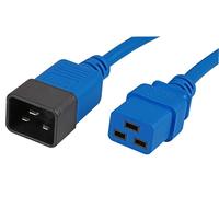 P-C20C19BLU3 - IEC Maschio C20 per Femmina C19 Estensione Piombo, Blu, 3M, 16a,