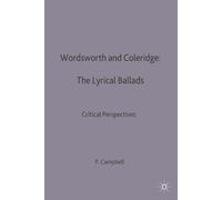 P. Campbell Wordsworth and Coleridge: The Lyrical Ballads (Tascabile)