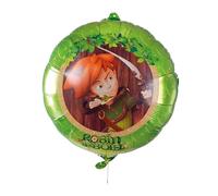 P' Clown Robin Hood Accessori Decorativi - Prodotto con Licenza Ufficiale - Decorazione per Compleanno Bambini Carnevale Parti Costume (Palloncino Foil - Robin - Ø 40 cm)