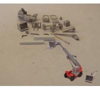 P&d Marsh N Scala N Gauge M21 Telescopico Muletto Paletta Attacco) Kit