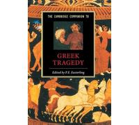 P. E. Easterling The Cambridge Companion to Greek Tragedy (Tascabile)