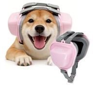 P e t s E a r Cuffie antirumore per cani, protezione dal rumore per fuochi d'artificio, Thunder, aereo, cuffie con cancellazione del rumore NRR da 29 dB, morbida schiuma PU e materiale ABS, comodo da