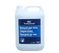 P&G Detergente professionale F3.1 per vetri e cristalli extra concentrato 5L