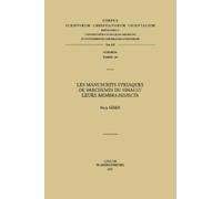 P. Géhin Les manuscrits syriaques de parchemin du Sinaï et leurs 'me (Tascabile)