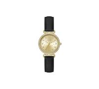 GUESS Orologio analogico 'Enchantment' oro / nero / trasparente, Taglia One Size