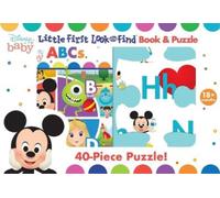 P I Kids Little My First Look & Find Shaped Puzzle Disney Bab (Copertina rigida)