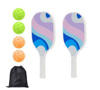 P ickleball Paddles Set, Pick Ball Paddle, Ball Paddle with Ball and Bag, Lightweight Pick Rackets, Lightweight Pick Ball Paddle with Ball and Bag for Family, Men and Women Outdoor Sport