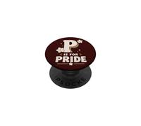 P Is For Pride Lettera arcobaleno Retro Daisy Supporto LGBTQ PopSockets PopGrip Adesivo