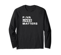 P.Iva Lives Matter - Partita Iva e Orgoglio Professionale Maglia a Manica