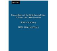 P J Marshall 2005 Lectures (Copertina rigida) Proceedings of the British Academy