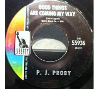 P. J. PROBY - P.J. Proby 45 RPM Good Things Are Coming My Way / Niki Hoeky