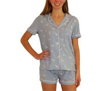 P.J. Salvage Donne In Volo Set Pigiama 2 Pezzi, Blu, Piccolo