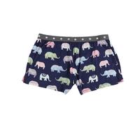 P.J. Salvage Pantaloni Corti Da Pigiama Colorati Con Elefanti Per Donna