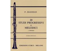 P. JEANJEAN 20 STUDI PROGRESSIVI E MELODICI PER CLARINETTO - DI MEDIA DIFFICOLTÀ