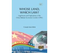 P Joseph Mario WHOSE LAND, WHICH LAW? Legal Issues and Implications (Tascabile)