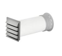 P-K-Klima-R 150 Manicotto da Parete, Grigio Chiaro