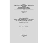 P.M. Forness Jacob of Serugh. Homily on the Apostle Thomas and the R (Tascabile)