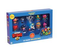 P.M.I. Trading- Brawl Stars-Set di 12 Statuette da Collezione Deluxe per Finestra (Serie 1) Multicolore Gioco, Colore Argento, 2. Sammelfiguren Fensterbox, PMID0010