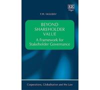 P. M. Vasudev Beyond Shareholder Value (Copertina rigida)