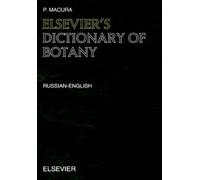 P. Macura Elsevier's Dictionary of Botany (Copertina rigida)