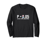 P Meno di 0,05 Placebo Statistics Science Detto Maglia a Manica