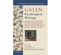 P. N. Singer Galen: Psychological Writings (Copertina rigida)