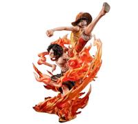 One Piece P.O.P NEO-Maximum PVC Statue Luffy & Ace Bond between brothers 20th