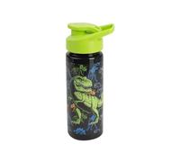 p:os 35304 - Borraccia Cool Kids per Bambini, Motivo Dinosauro, Borraccia con Cannuccia Integrata, capacità Circa 500 ml, a Prova di perdite, per Scuola, Sport e Tempo Libero