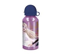 p:os 35439-Frozen La Regina dei Ghiacci 2 Alluminio per Bambini, Borraccia con Coperchio e capacità di Circa 400 ml, a Prova di perdite, per la Scuola, Lo Sport e Il Tempo Libero, 35439