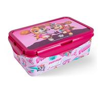 p:os PAW Patrol Lunch Box per Bambini con Scomparti - Bento Box Antigoccia per Bambine - Portamerenda per Asilo e Scuola, Leggera e Facile da Aprire