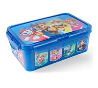 p:os PAW Patrol Lunchbox Bambini con Scomparti - Bento Box in PP con Chiusura a Clip e Guarnizione in Silicone - Portamerenda BPA Free per Asilo, Scuola e Gite