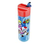 p:os-33165 Borraccia con Motivo Super Mario, in plastica, Senza BPA e ftalati, capacità Circa 540 ml, Ideale per Viaggi, Asilo e Sport, Ragazze, Multicolore, 480 ml, 33165