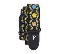 P Perri's Leathers Ltd. Jacquard Guitar Strap Cintura, Multicolore, 39" to 58" Unisex-Adulto