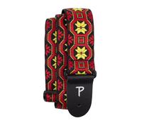 P Perri's Leathers Ltd. Jacquard Guitar Strap Cintura, Multicolore, 39" to 58" Unisex-Adulto