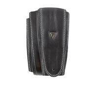 P Perri's Leathers Ltd. Padded Leather Guitar Strap Cintura, Nero, 41" to 56" Unisex-Adulto