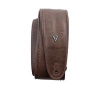P Perri's Leathers Ltd. Tracolla imbottita in pelle per chitarra, marrone tartufo, 104 cm a 142 cm