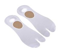 P Prettyia 2x Calzini Tabi Uomo Calzini Sportivi Flip Flop Taglio Basso Calze Cavigliere di Cotone - bianca, come descritto