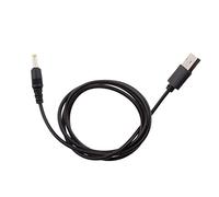 P Prettyia Cavo di alimentazione USB 2.0 A maschio a DC 4,0 x 1,7 mm, 5 Volt CC, jack a barilotto per USB a CC, 4,0 x 1,7 mm, nero (DC 4,0 mm x 1,7 mm)